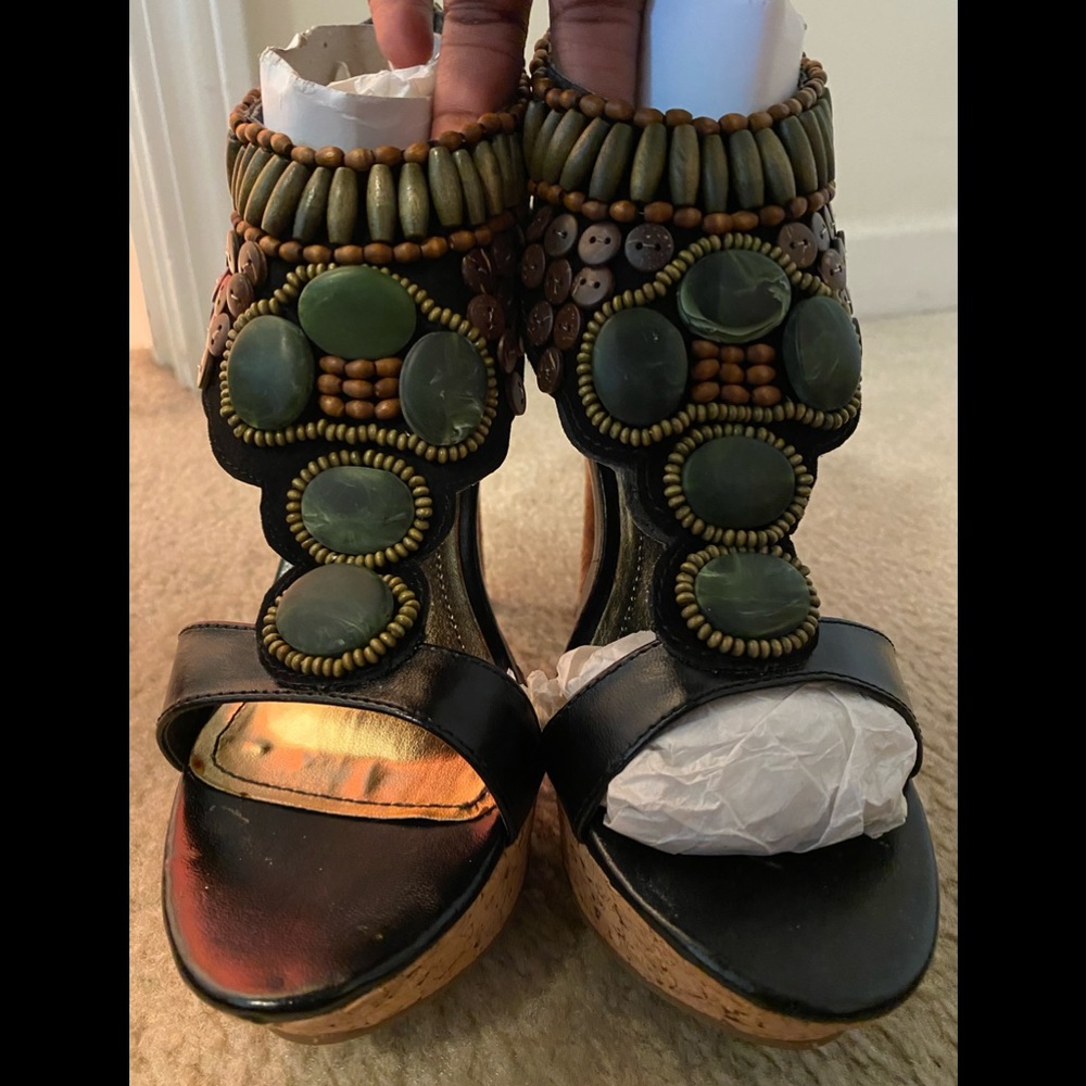 Tribal Sandal Heels